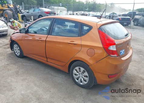 2015 Hyundai Accent Gs из США, поврежденный, VIN KMHCT5AE1FU233331
